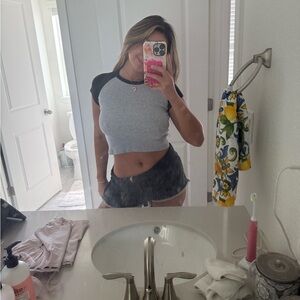 Brandy Melville Baseball Tee